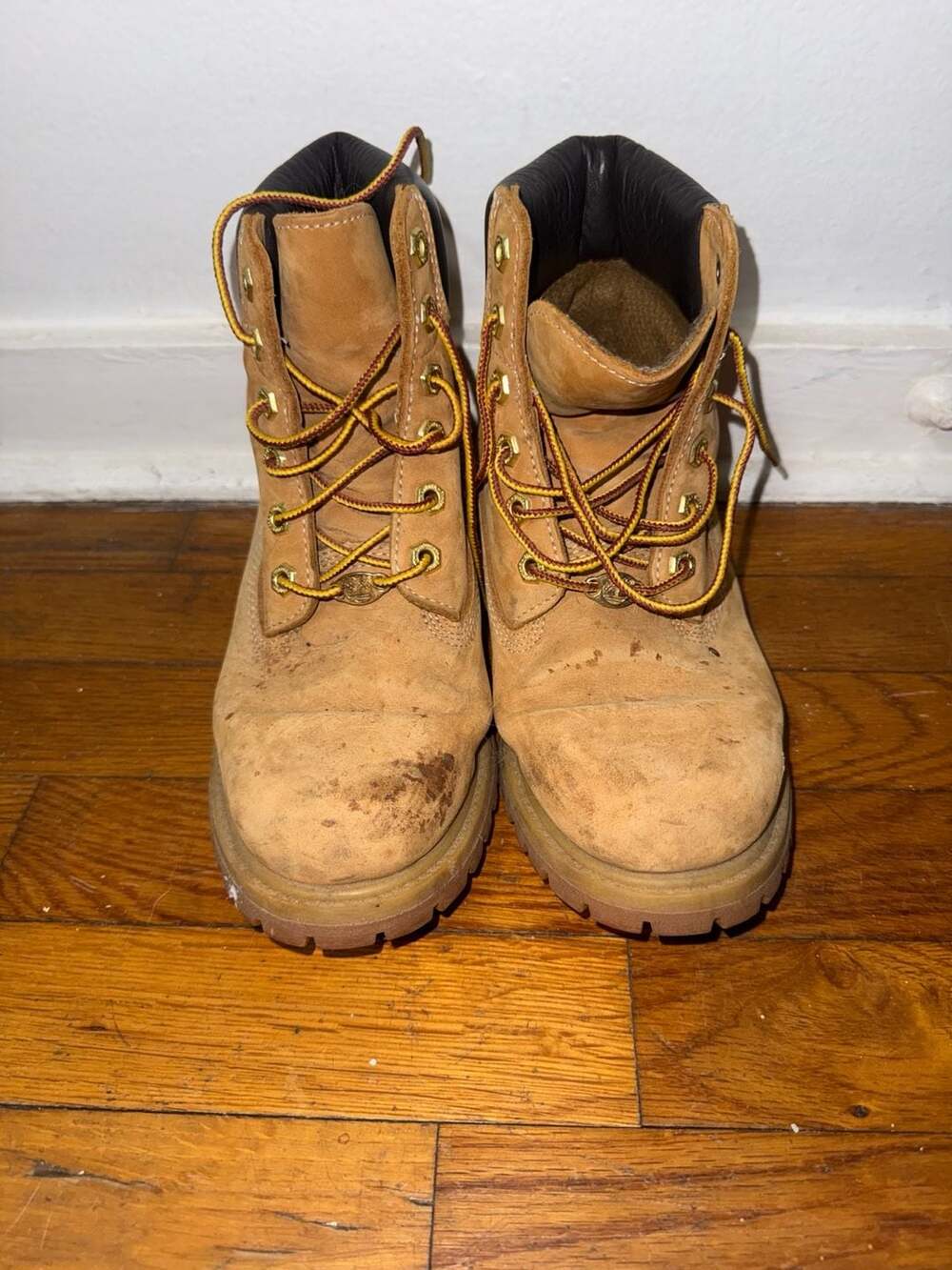 Timberland Wheat Nubuck Leather Boots Size 7M